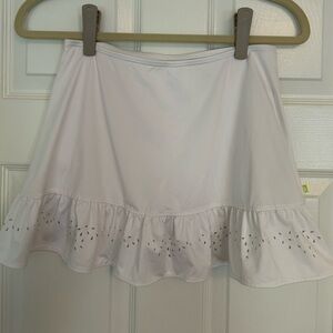 Pure Lime size XS ruffle tennis skirt with built in shorts